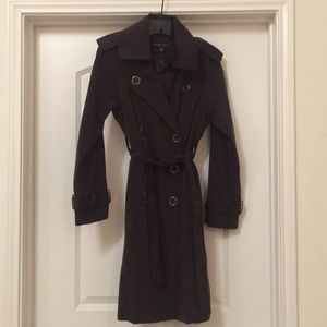 Double breasted trench coat